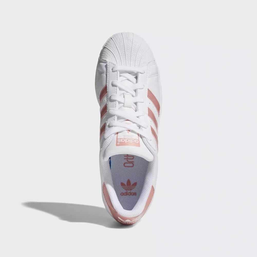 Adidas Superstar Tenis Blancos Para Niña (MX-63034)